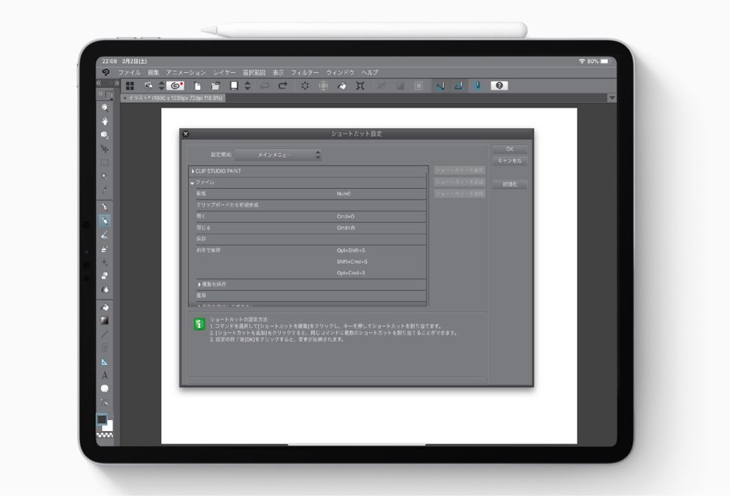 Ipadproでイラスト制作をより快適に Ipad版 Clip Studio Paint クリスタ の左手デバイス 片手デバイス にbluetoothで繋がるテンキーを導入 Monoplus モノプラス